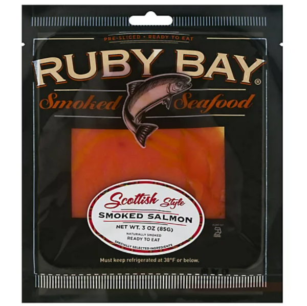 RUBY BAY SCOTTISH SMOKED SALMON FROZEN 12/3OZ