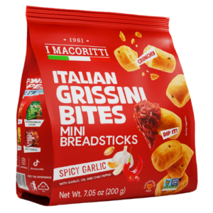 MACORITTI GRISSINI SPICY GARLIC 12/200G