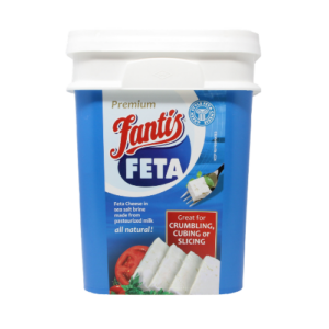 FANTIS PREMIUM DOMESTIC FETA CHEESE 1/25LB