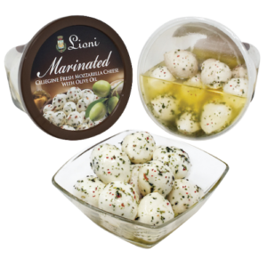 LIONI MARINATED CILIEGINI CUP 6/8OZ