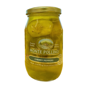 MONTE POLLINO WHOLE CHERRY PEPPERS 12/12OZ