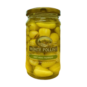 MONTE POLLINO HOT YELLOW PEPPERS 12/10.8OZ